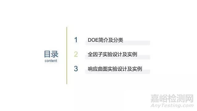 DOE实验设计概述与实战