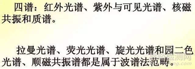 实验室光谱、质谱、色谱、波谱比较