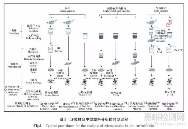 环境样品中微塑料的分析方法