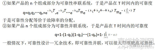 可靠性基础公式分享