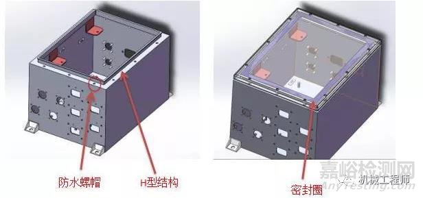 钣金结构防尘防水设计