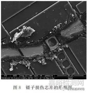 银浆沾污引起的芯片损伤机理分析