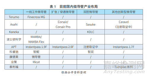 微导管的结构与技术发展