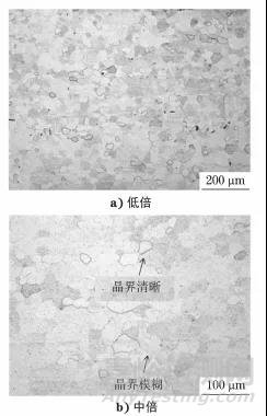 基于离子研磨技术的超低碳钢中铁素体晶粒的显示