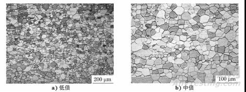 基于离子研磨技术的超低碳钢中铁素体晶粒的显示