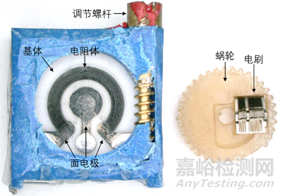 非线绕电位器硫化失效案例