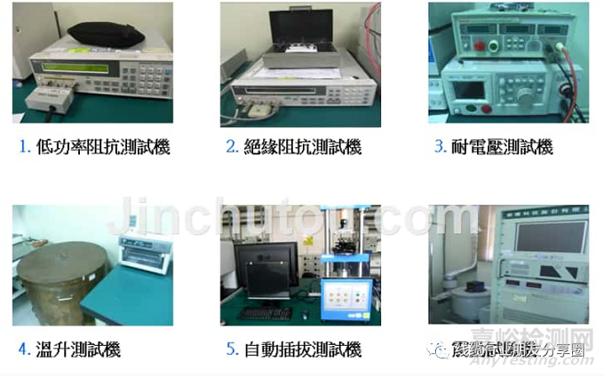 连接器测试项目以及性能参数