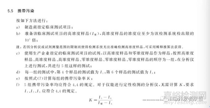 IVD性能参数系列之携带污染