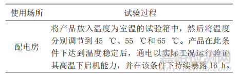 智能配电房用特高频局放传感器环境适应性试验