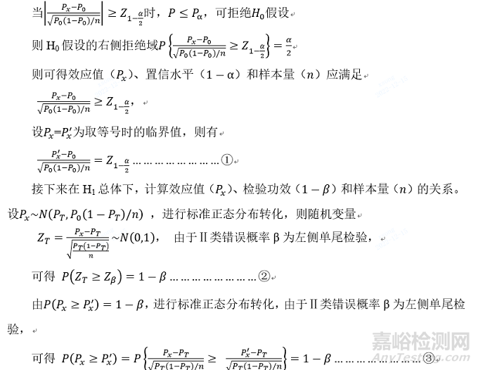 体外诊断试剂临床试验技术指导原则定性检测的样本量估算解析